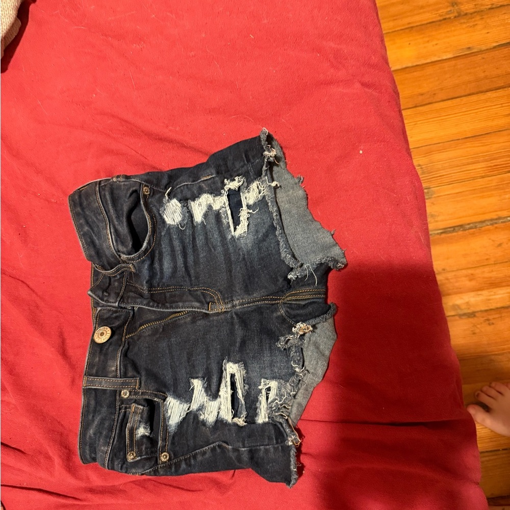 American Eagle Distressed Denim Shorts